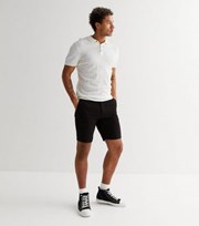 New Look Black Straight Fit Chino Shorts